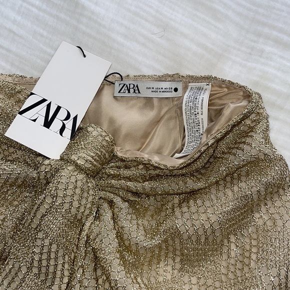 Zara Knotted Midi Skirt Size Medium 2915/944/302 - Picture 7 of 8